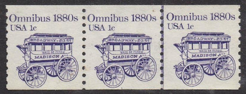 # 1897 (1983) 1880's Omnibus Coil - PS/3, #1, FVF MNH