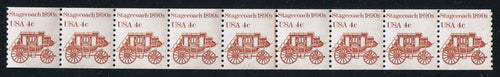 Sc #1898A (1982) Stagecoach Transportation Series PS-9 plt #1