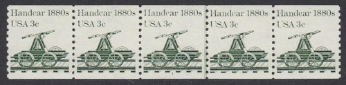 # 1898 (1983) 1880's Handcar - PS/5, #1, VF MNH
