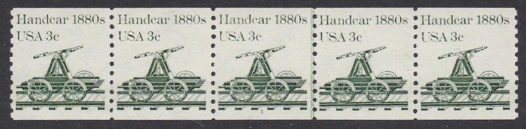 # 1898 (1983) 1880's Handcar - PS/5, #1, VF MNH