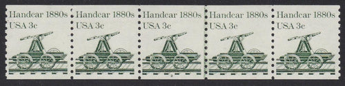 # 1898 (1983) 1880's Handcar - PS/5, #2, VF MNH