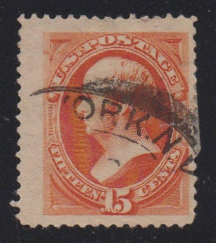 # 189 (1879) Webster - Sgl, Used, sealed tear, Huge