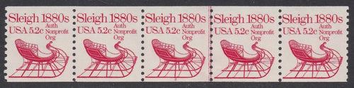 # 1900 (1983) 1880's Sleigh - PS/5, #2, VF MNH