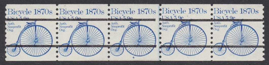 # 1901a (1982) 1870's Bicycle, Precancel - PS/5, #4, FVF MNH