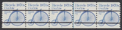 # 1901a (1982) 1870's Bicycle, Precancel - PS/5, #6, FVF MNH