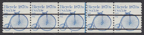 # 1901a (1982) 1870's Bicycle, Precancel - PS/5, #6, VF MNH