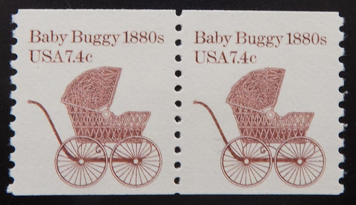 # 1902 (1984) 1880's Baby Buggy -  Coil Pair, XF