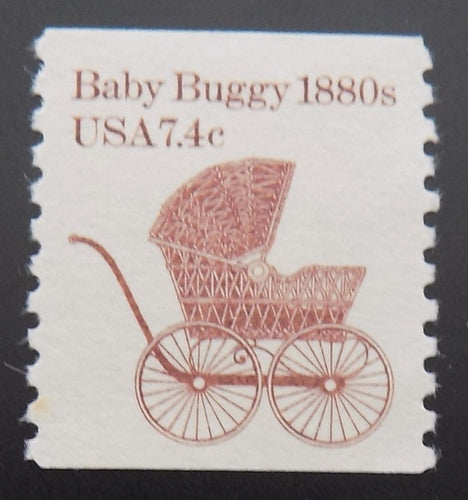 # 1902 (1984) 1880's Baby Buggy - Coil sgl, XF MNH