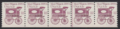 # 1903 (1981) 1880's Mail Wagon - PS/5, #3, F MNH