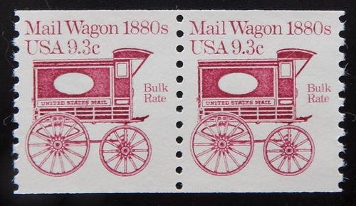 # 1903 (1981) 1880's Mail Wagon - Coil pr, XF MNH