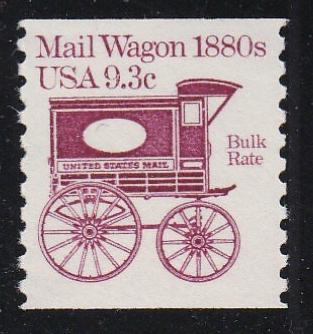 # 1903 (1981) 1880's Mail Wagon - Coil sgl, MNH