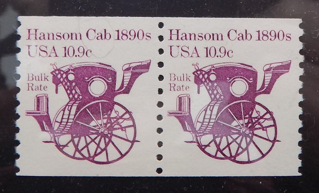 # 1904 (1982) 1890's Hansom Cab - Coil pr, XF MNH