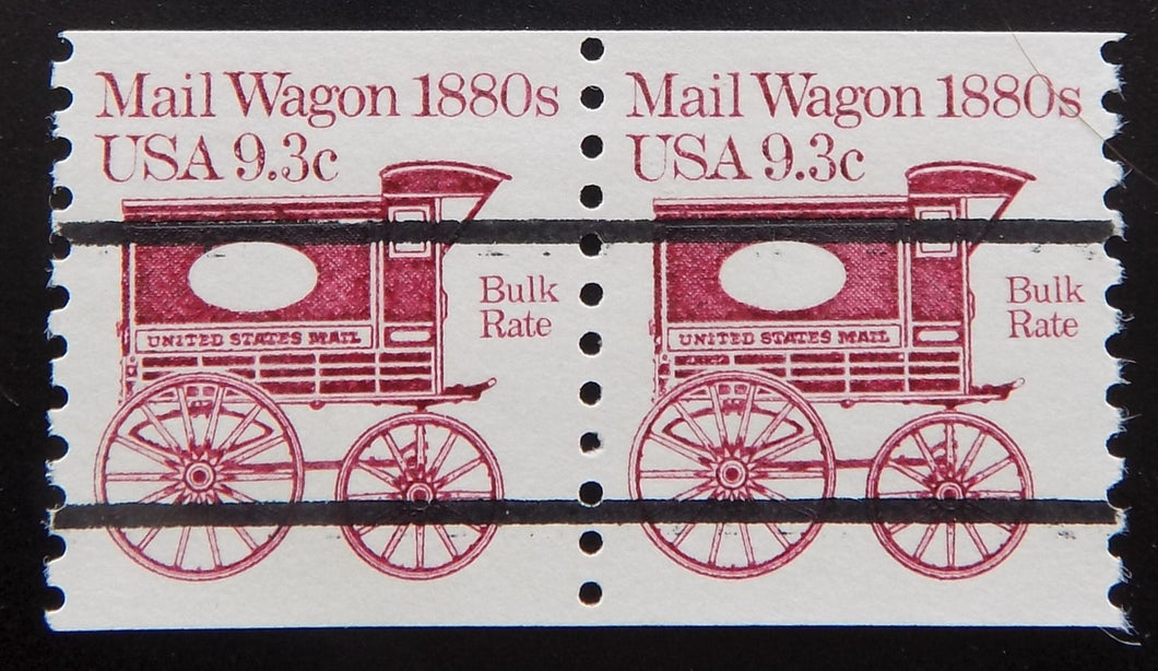 # 1903a (1981) 1880's Mail Wagon, Precancel - Coil pr, XF MNH