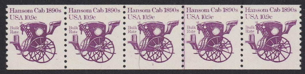 # 1904 (1982) 1890's Hansom Cab - PS/5, #1, XF MNH