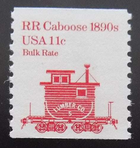 # 1905 (1984) 1890's Caboose - Coil sgl, XF MNH