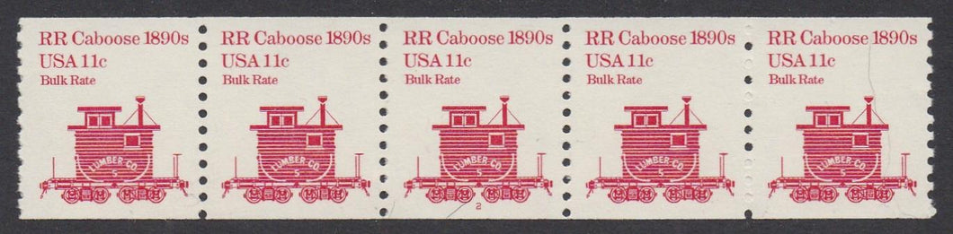 # 1905b (1991) 1890's RR Caboose, Precancel, No Lines - PS/5, #2, VF MNH