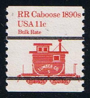 # 1905a (1984) 1890's Caboose, Precancel, with Lines - Coil sgl, MNH