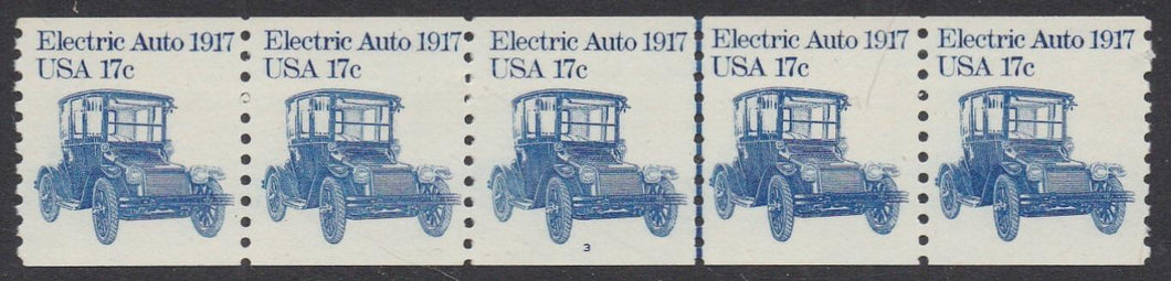 # 1906 (1981) 1917 Electric Auto - PS/5, #3, VF/XF MNH