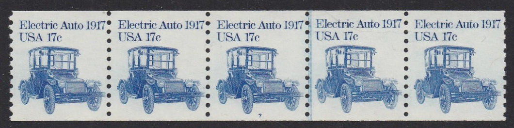# 1906 (1981) 1917 Electric Auto - PS/5, #7, FVF MNH