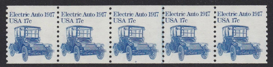 # 1906 (1981) 1917 Electric Auto - PS/5, #7, VF MNH