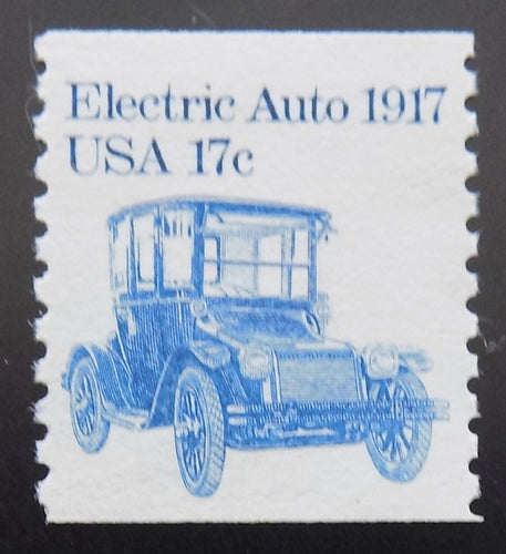 # 1906 (1981) 1917 Elecrtic Auto - Coil Sgl, XF MNH