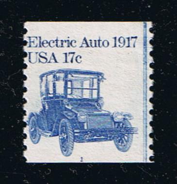 # 1906 (1981) 1917 Elecrtic Auto - PS/1, #1, F MNH
