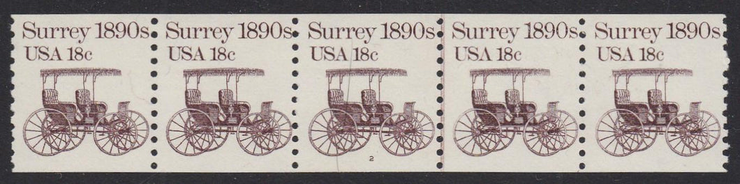 # 1907 (1981) 1890's Surrey - PS/5, #2, FVF MNH [2]