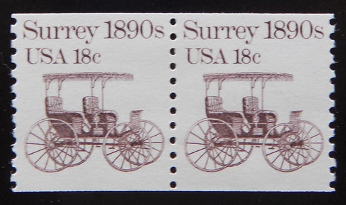 # 1907 (1981) 1890's Surrey - Coil pr, XF MNH