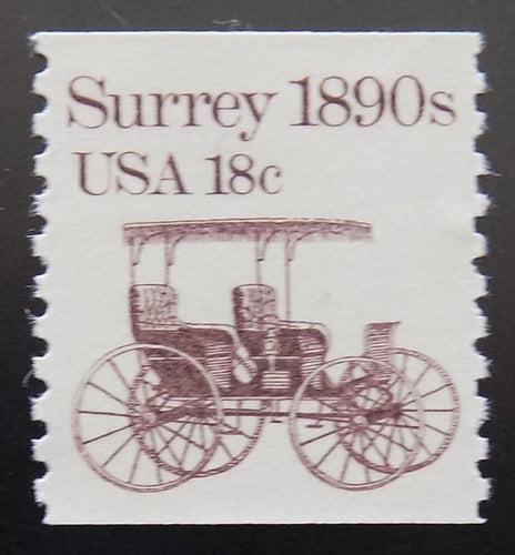 # 1907 (1981) 1890's Surrey - Coil sgl, XF MNH