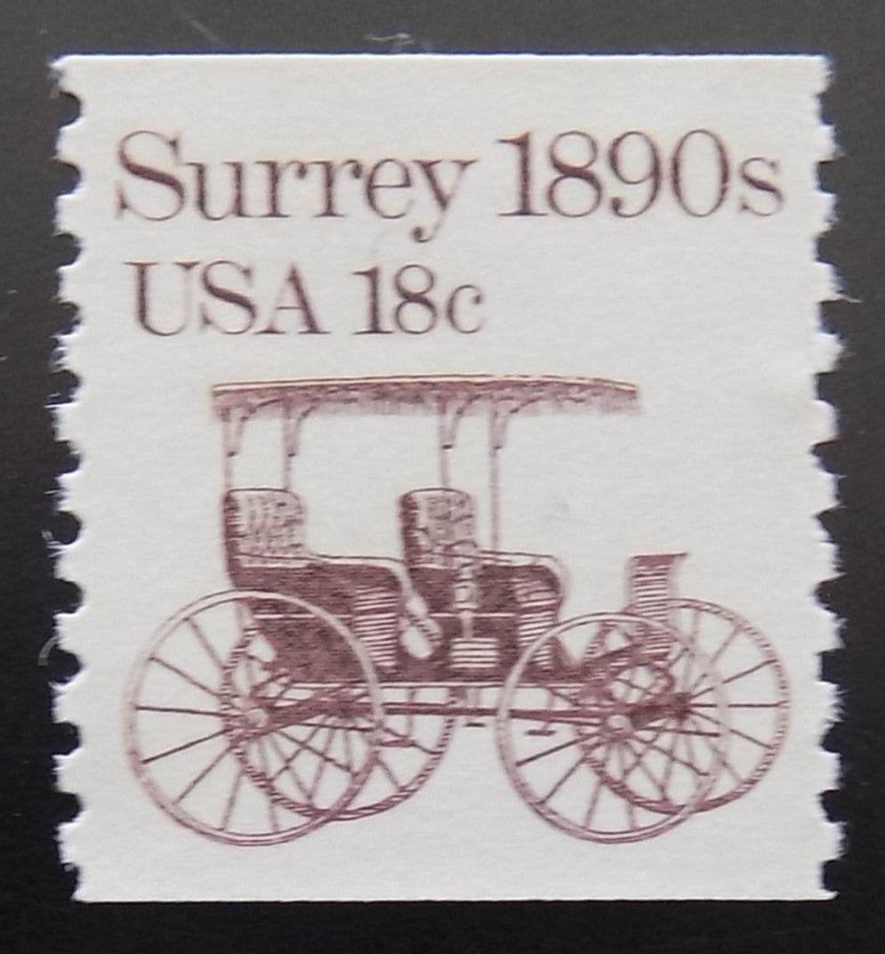 # 1907 (1981) 1890's Surrey - Coil sgl, XF MNH