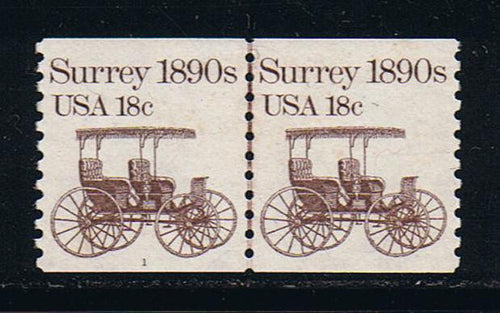 # 1907 (1981) 1890's Surrey - PS/2, #1, XF MNH