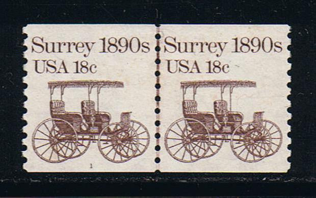 # 1907 (1981) 1890's Surrey - PS/2, #1, XF MNH