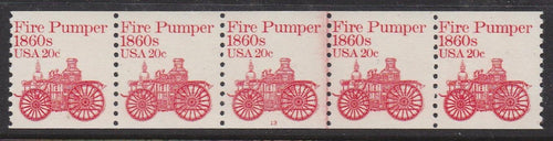 # 1908 (1981) Fire Pumper - PS/5, #13, FVF MNH