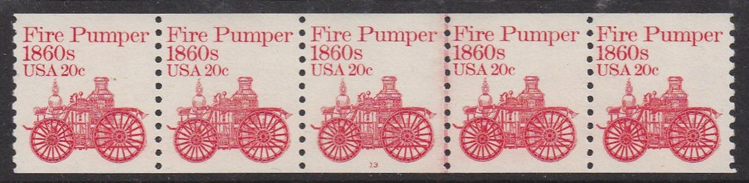 # 1908 (1981) Fire Pumper - PS/5, #13, VF/XF MNH
