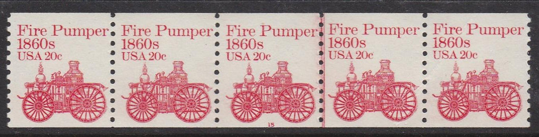 # 1908 (1981) Fire Pumper - PS/5, #15, VF MNH