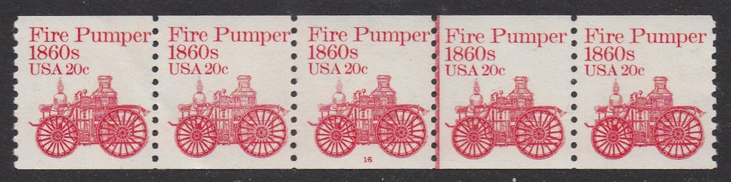 # 1908 (1981) Fire Pumper - PS/5, #16, FVF MNH