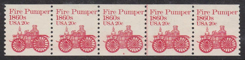 # 1908 (1981) Fire Pumper - PS/5, #4, FVF MNH