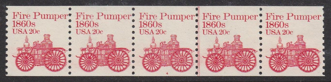 # 1908 (1981) Fire Pumper - PS/5, #4, FVF MNH