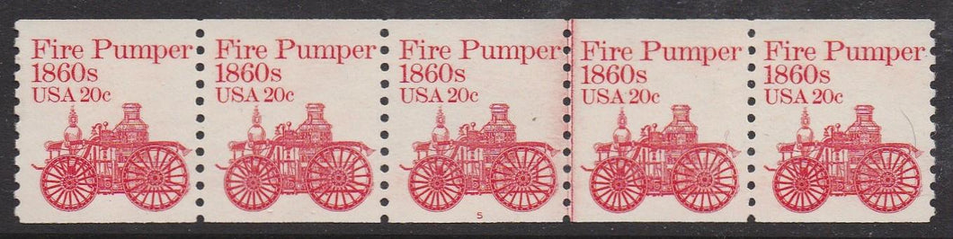 # 1908 (1981) Fire Pumper - PS/5, #5, VF MNH