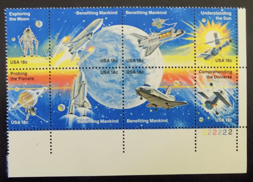 # 1912-19 (1981) Space - PB, LR #222222, MNH