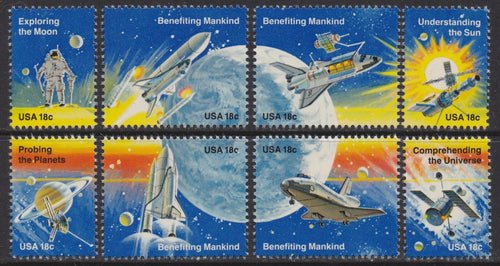 # 1912-19 (1981) Space - Sgls, Set/8, MNH