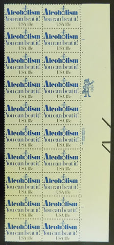 # 1927 (1981) Alcoholism - PB, R #1, MNH