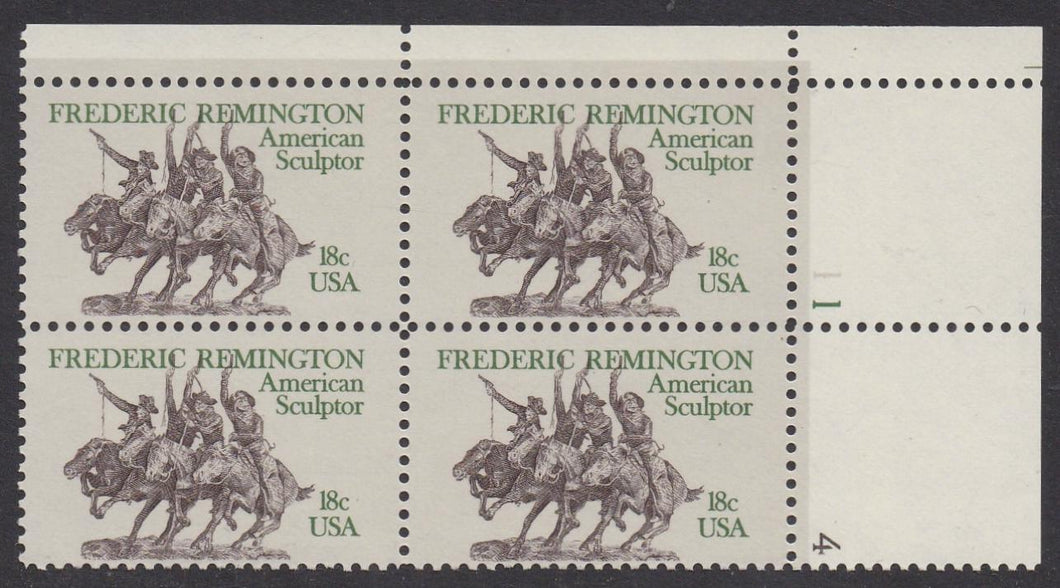 # 1934 (1981) Remington - PB, UR #11-4, MNH