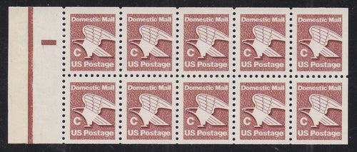 # 1948a (1981) Eagle, 'C', Third Transition Rate, EE - Bklt pane, MNH