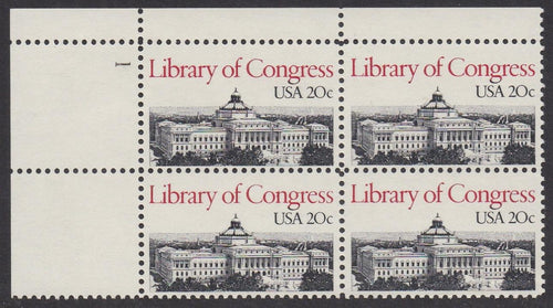 # 2004 (1982) Library of Congress - PB, UL #1, MNH