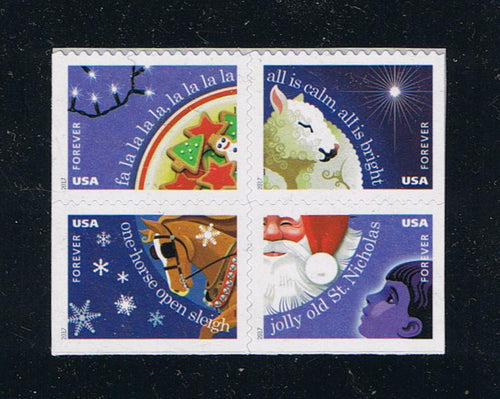 # 5247-50 (2017) Christmas Carols - Bklt BK/4, MNH
