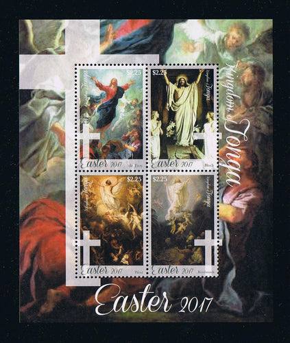 2017 Tonga #1317 Easter Souvenir Sheet