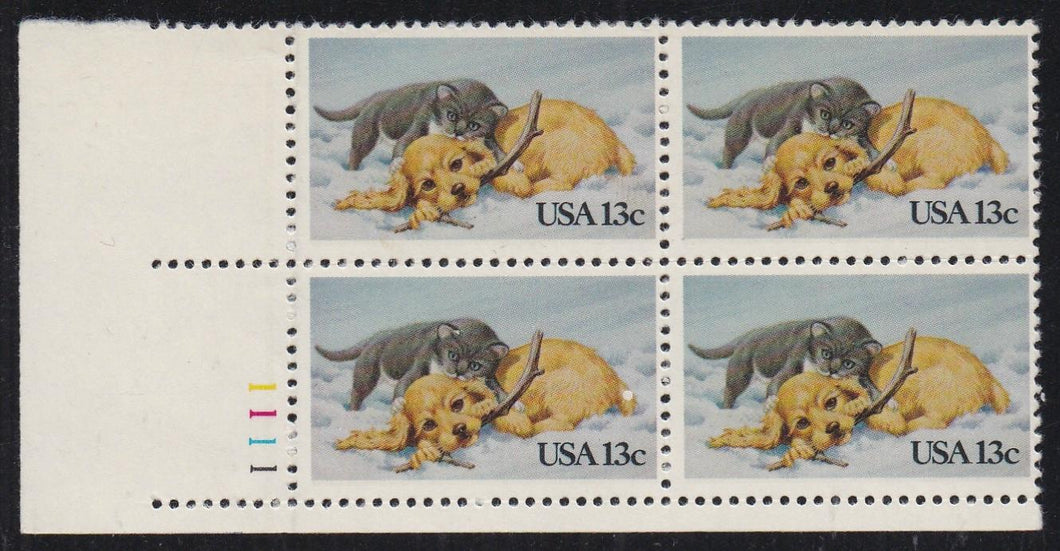 # 2025 (1982) Kitten n Puppy - PB, LL #1111, MNH