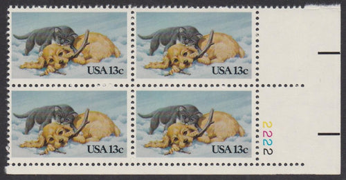 # 2025 (1982) Kitten n Puppy - PB, LR #2222, MNH