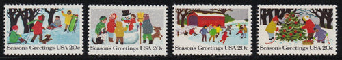 # 2027-30 (1982) Christmas - Sgls, Set/4, MNH
